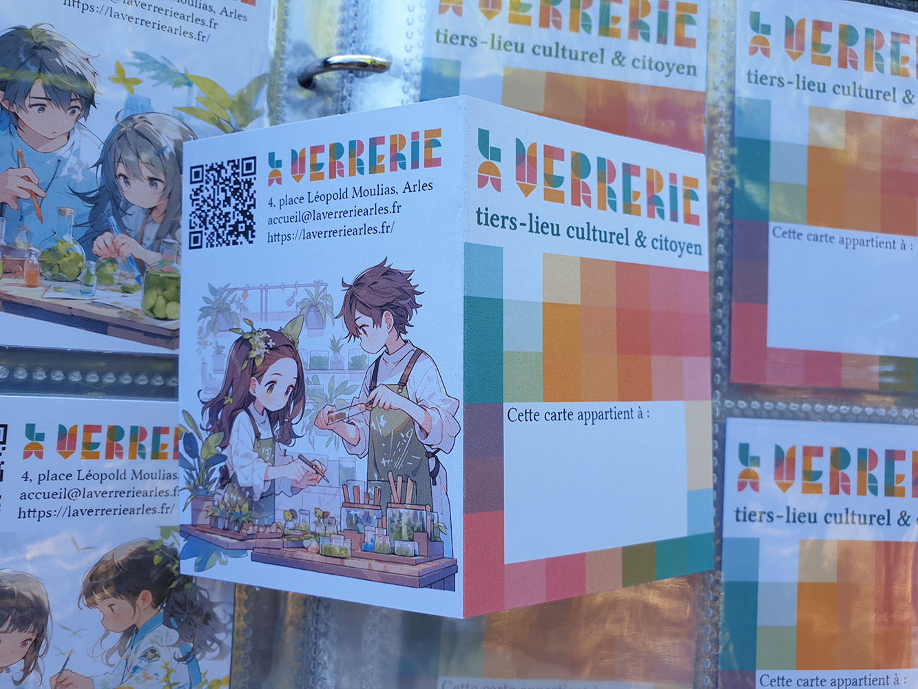 Cartes pour la Verrerie